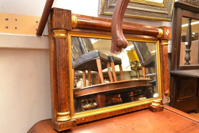 Appraisal: A REGENCY STYLE OVERMANTLE MIRROR A F