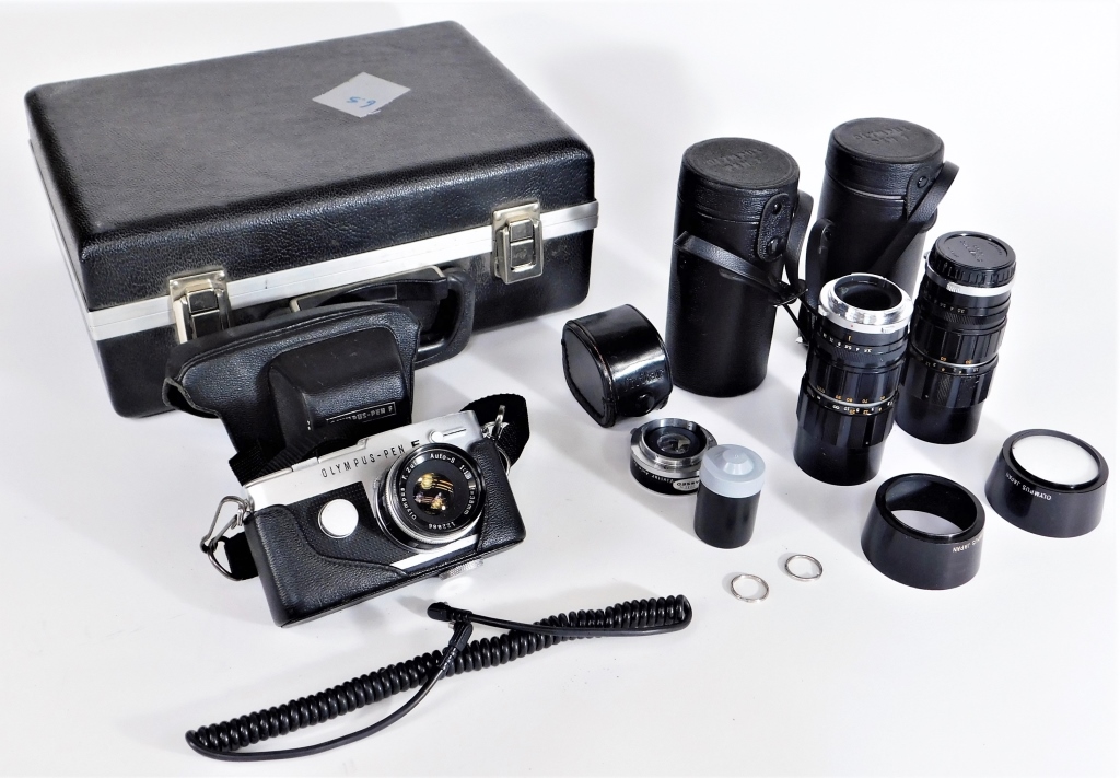 Appraisal: OLYMPUS PEN F SLR CAMERA WITH ACCESSORIES Olympus Pen F