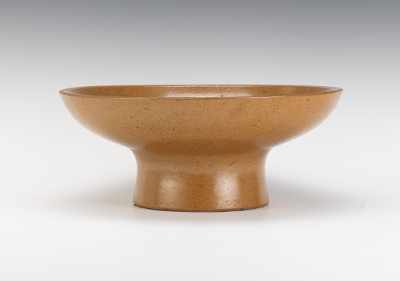 Appraisal: A David Cressey Architectural Pottery Bowl on Stand Thickly potted