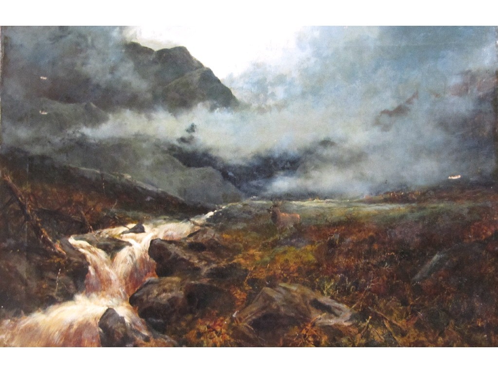 Appraisal: HARRY PHELAN GIBB - Oil on canvas 'Pass of Glen