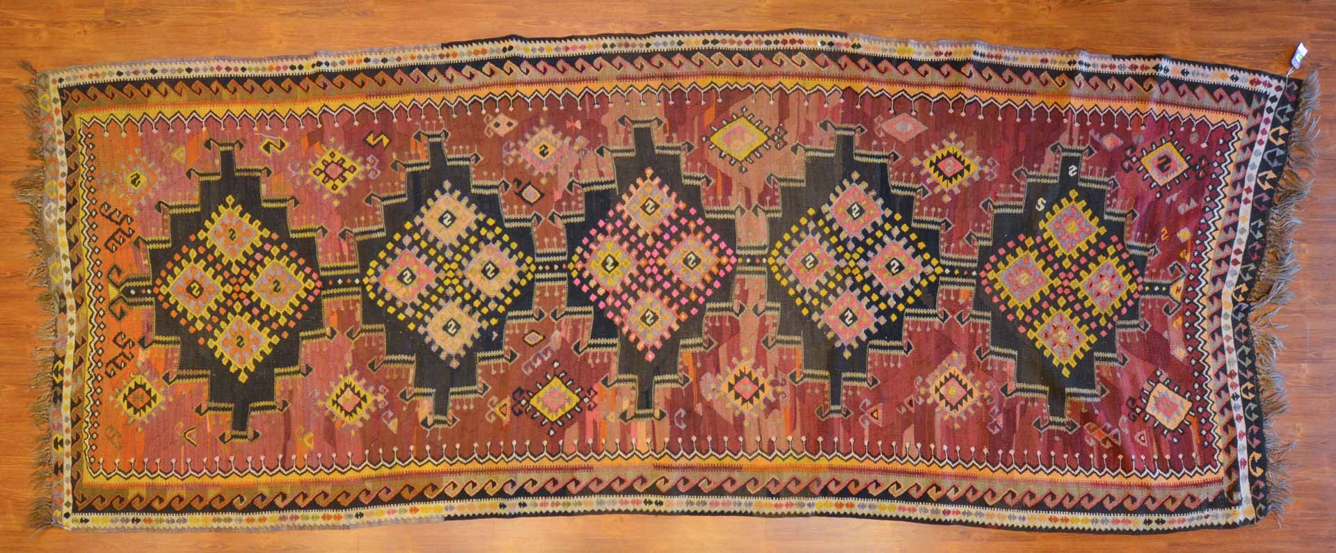 Appraisal: Semi-antique Kilim rug approx x Afghanistan Condition Good condition