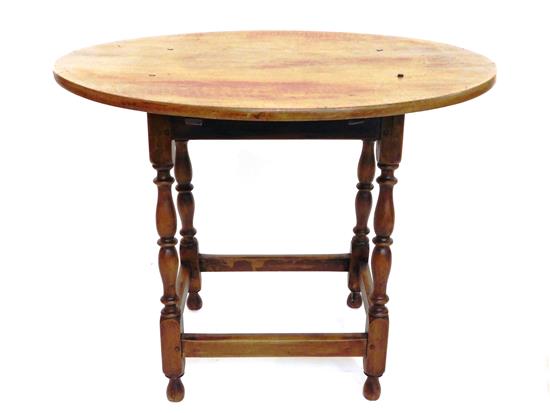 Appraisal: th th C American tavern table maple and pine brown