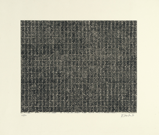 Appraisal: BRICE MARDEN Ten Days Etching on Arches x mm x