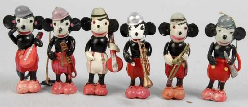 Appraisal: Lot of Disney Inspired Mickey-Type Figures Description Celluloid Four figures