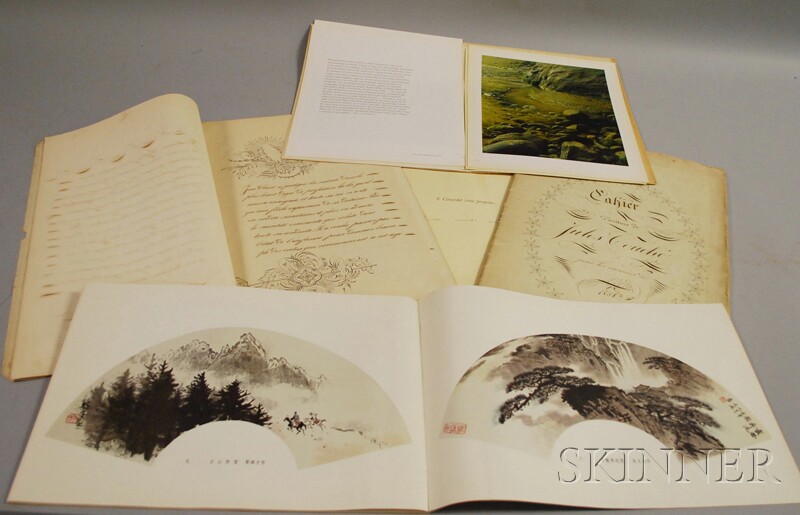 Appraisal: Art and Calligraphy Sierra Club folio Color Lithographed Prints by