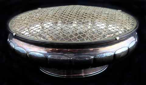 Appraisal: JAPANESE SILVER BOWL marked K H Kobe with flared rim