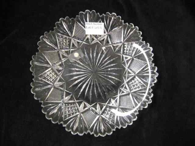 Appraisal: Hawkes Cut Glass '' Dish brilliant period signed excellent