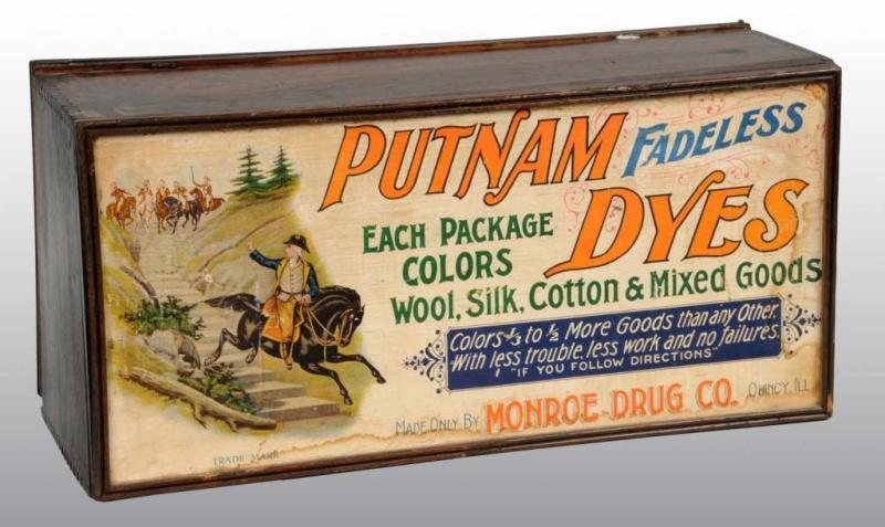 Appraisal: Putnam Dyes Dye Cabinet Description Double sided Condition Very Good