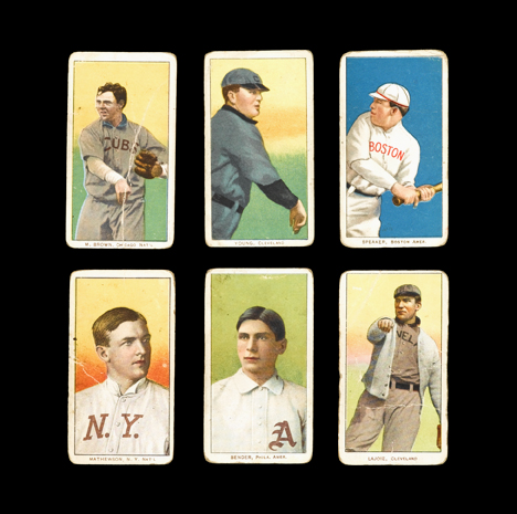 Appraisal: Lot Baseball Cards ca - - T- White Border Cards