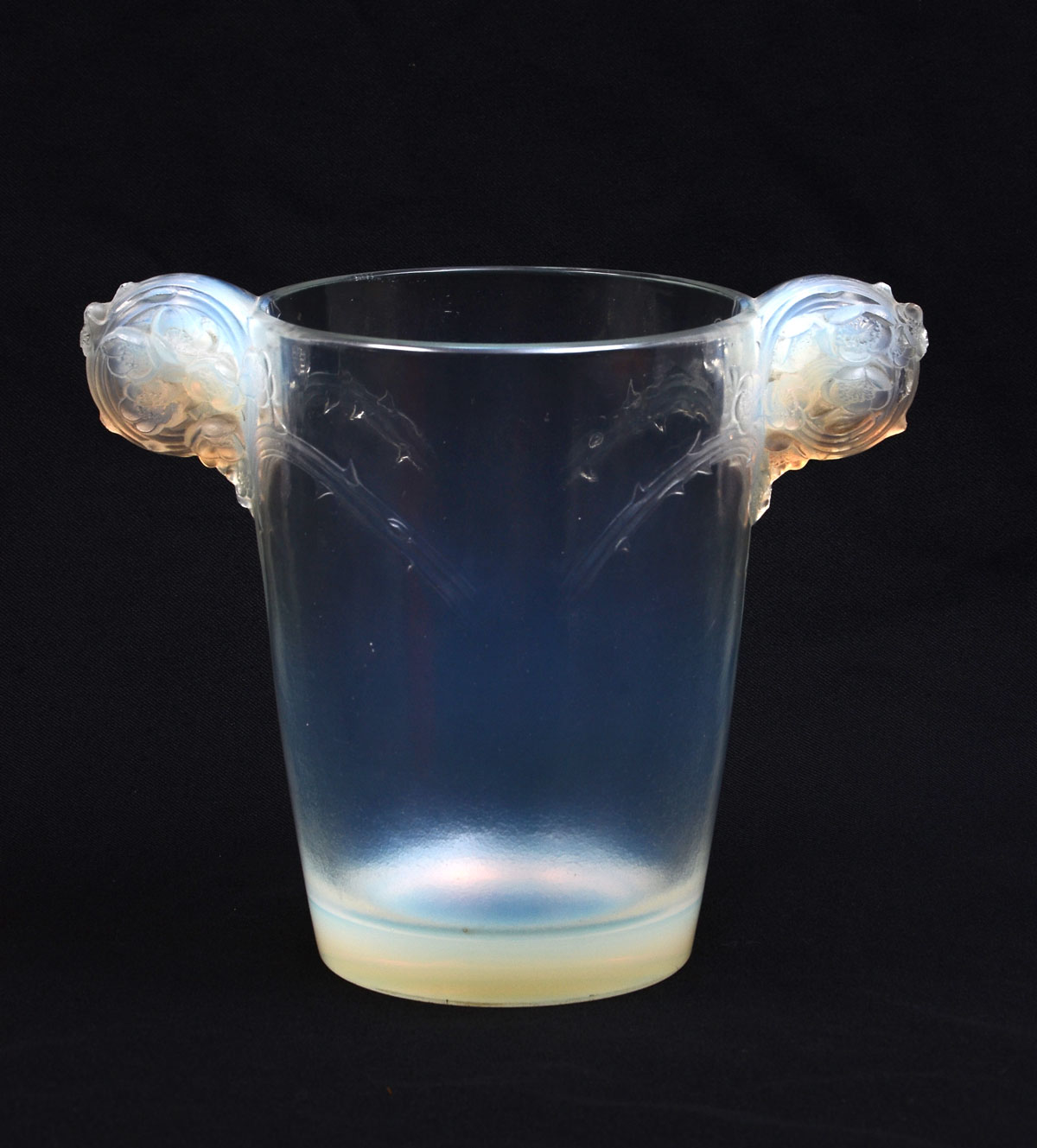 Appraisal: RENE LALIQUE ''CHAMARANDE'' VASE A Rene Lalique Chamarande vase designed