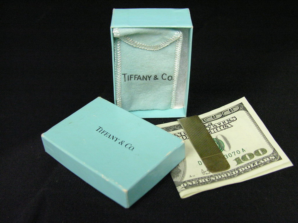 Appraisal: TIFFANY AND CO STERLING MONEY CLIP In original box Not