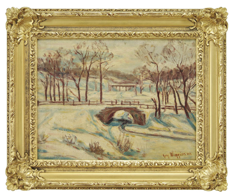 Appraisal: GUY CARLETON WIGGINS American - THE STONE BRIDGE Oil on