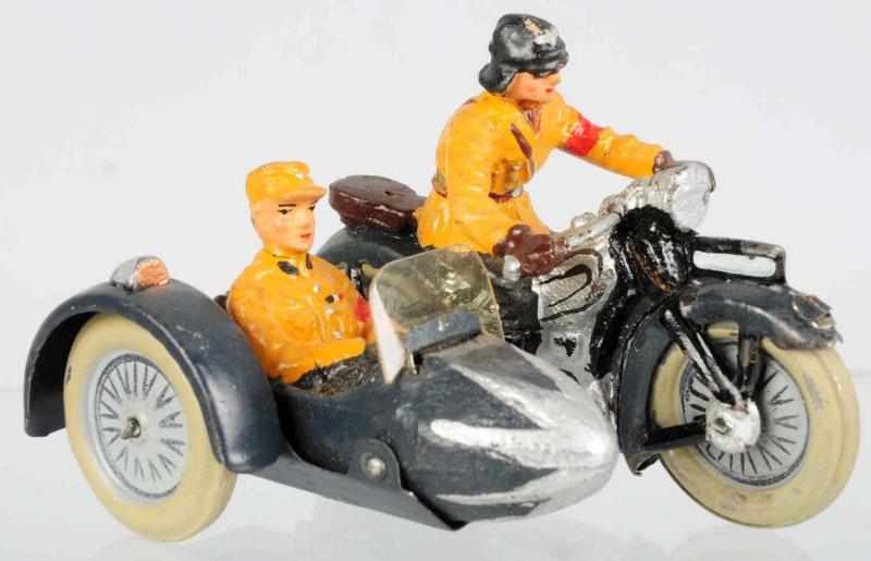 Appraisal: Lineol SA Motorcycle with Sidecar Difficult to find in this