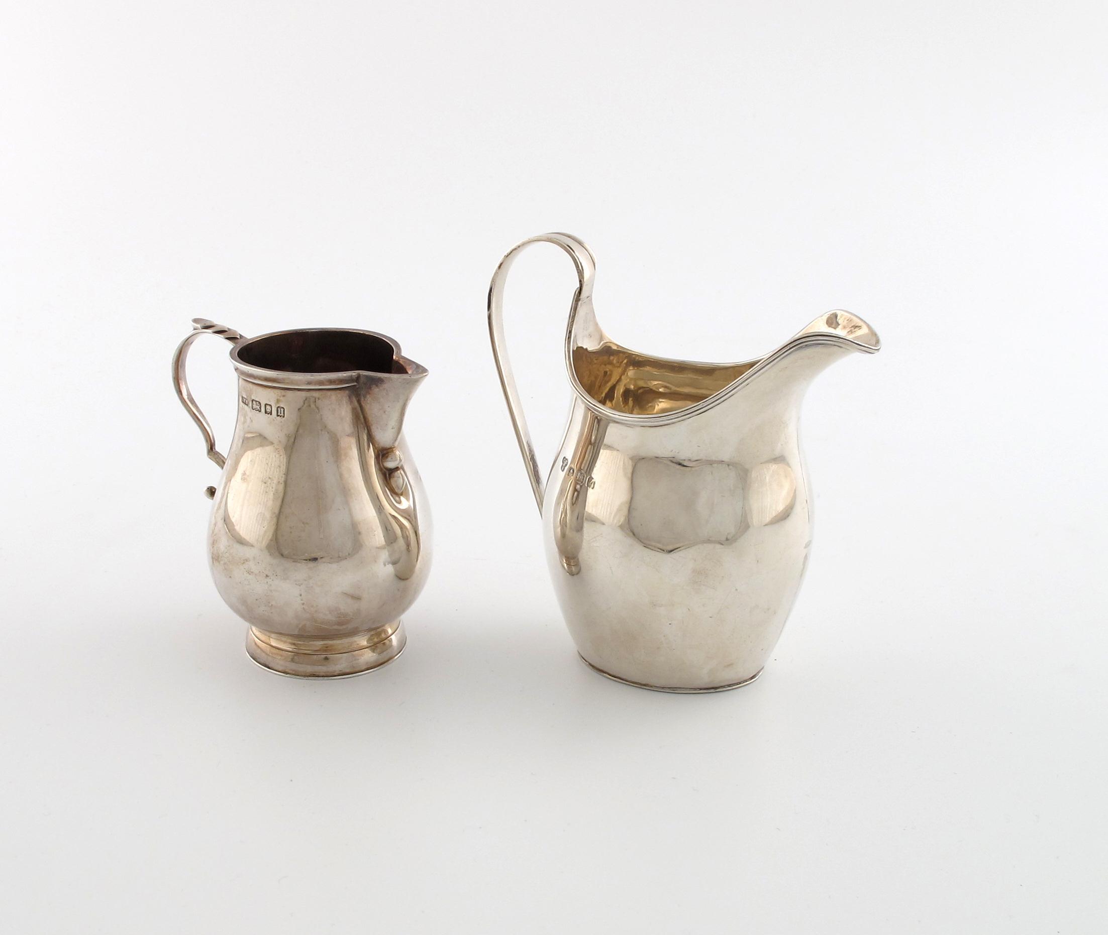 Appraisal: A silver cream jug