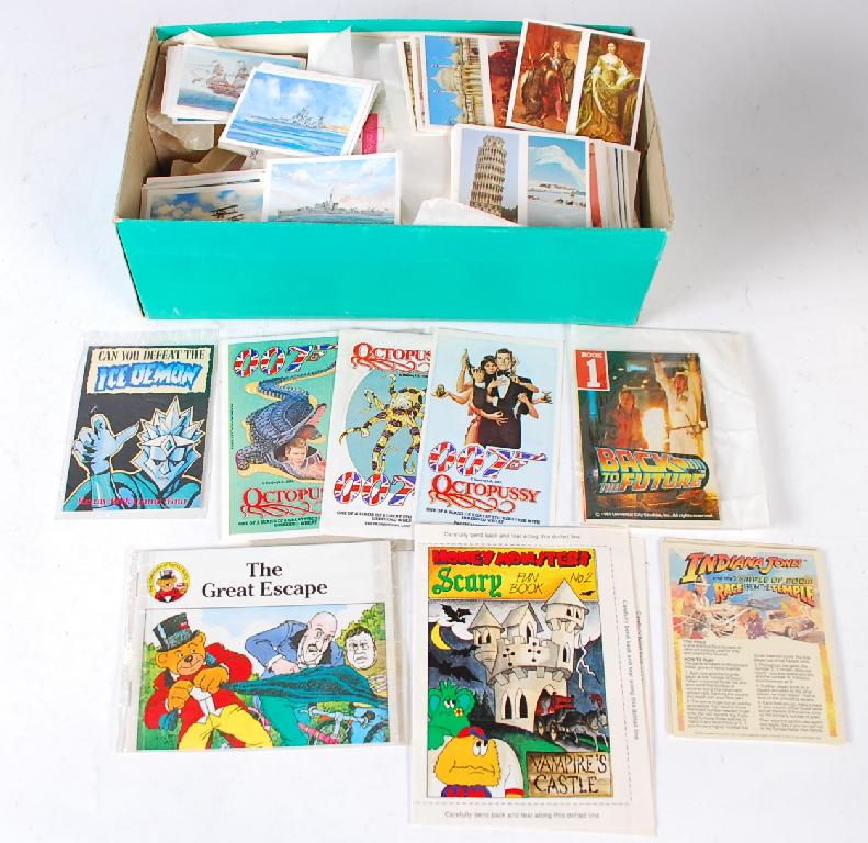 Appraisal: QUANTITY OF ASSORTED MODERN TRADE CARDS all clean condition large