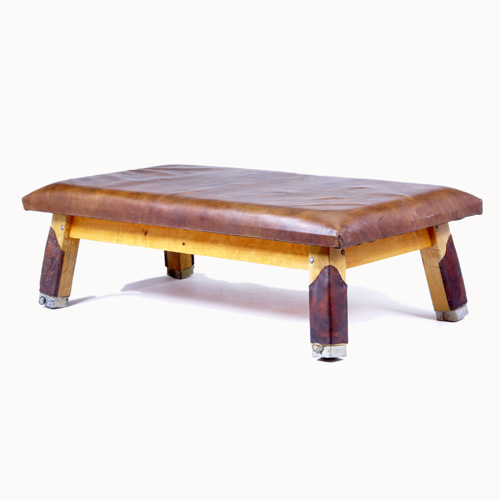 Appraisal: STYLE OF CARLO MOLLINO Six-leg dining table with inset glass