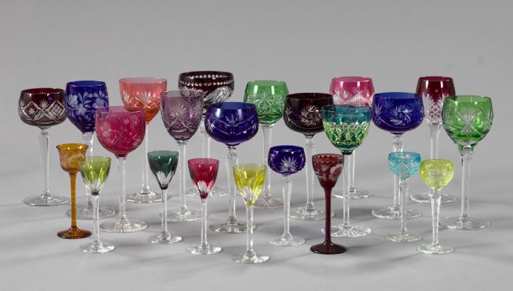 Appraisal: Twenty-Three-Piece Group of Goblets consisting of an assembled collection of