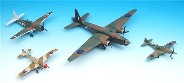 Appraisal: SCALE MODEL AIRCRAFT a collection of six nd scale modified-kit