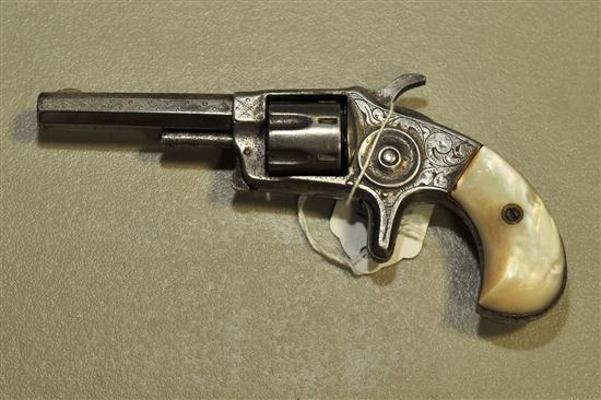 Appraisal: SINGLE ACTION REVOLVER shot caliber - '' octagonal barrel scrolled