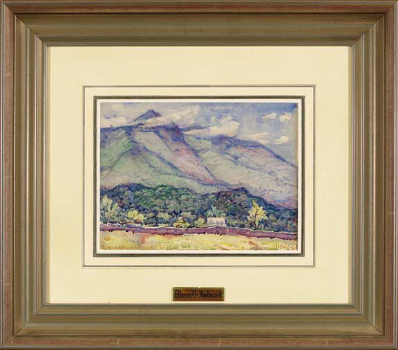 Appraisal: Ellsworth Woodward American New Orleans - Mountainous California Landscape sight