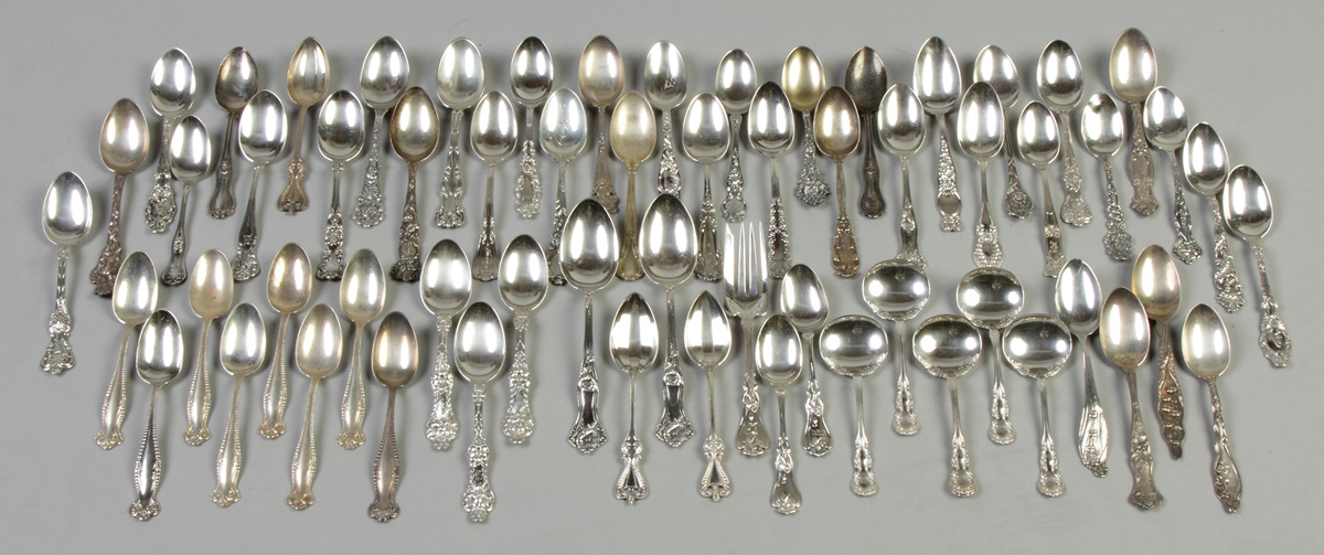 Appraisal: Large Group of Sterling Silver Spoons sterling spoons ozt Together