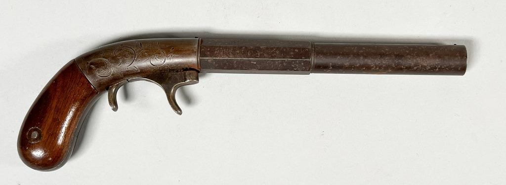 Appraisal: Underhammer caliber American pistol - marked Bacon Company Norwich CT