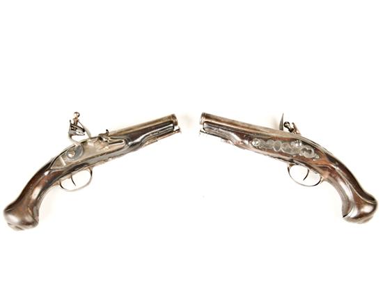 Appraisal: A Matched Pair of th C Blanchard A Paris Flintlock