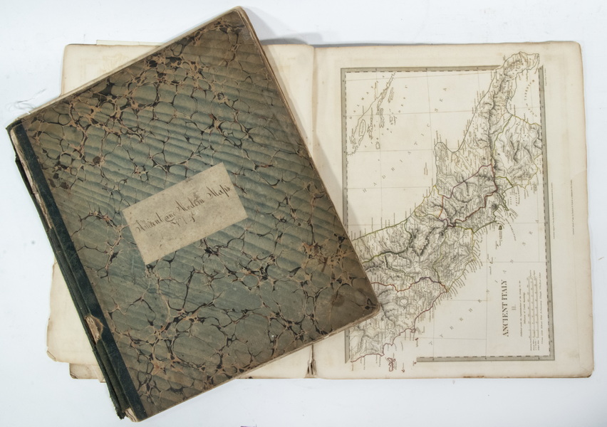 Appraisal: 'S BRITISH ATLAS MAPS OF THE WORLD IN REMNANTS OF