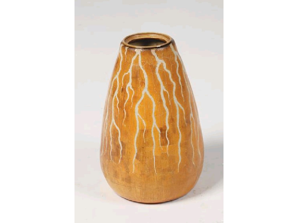 Appraisal: MARTIN BROTHERS A GOURD TYPE VASE of tapering form with