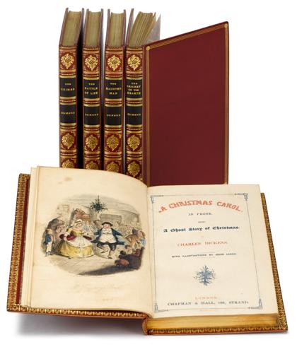 Appraisal: vols Dickens Charles Christmas Books A Christmas Carol London Chapman