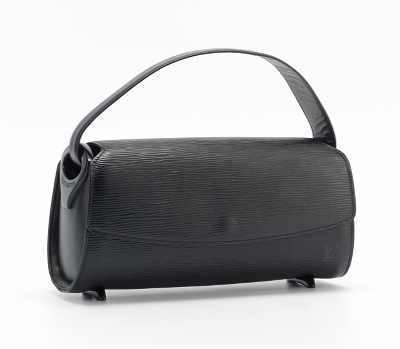 Appraisal: A Louis Vuitton Black Epi Leather Nocturn PM Shoulder Handbag