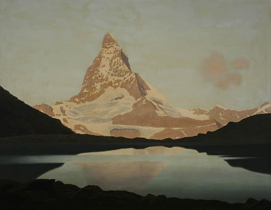 Appraisal: Felix Heuberger Austrian - View of the Matterhorn from Riffelsee