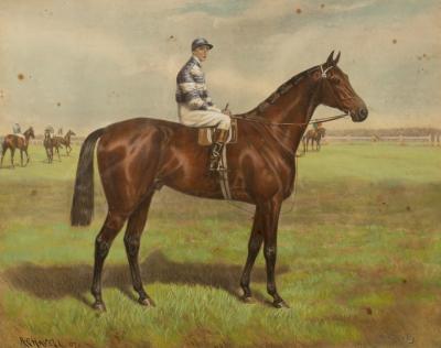 Appraisal: After Alfred Charles Havell - Studies of Racehorses Velocity and