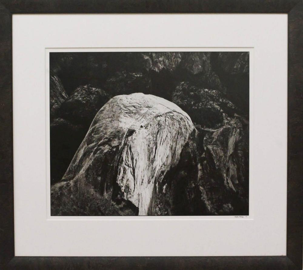 Appraisal: MARK HELIGER California st century digital print Half Dome Overview