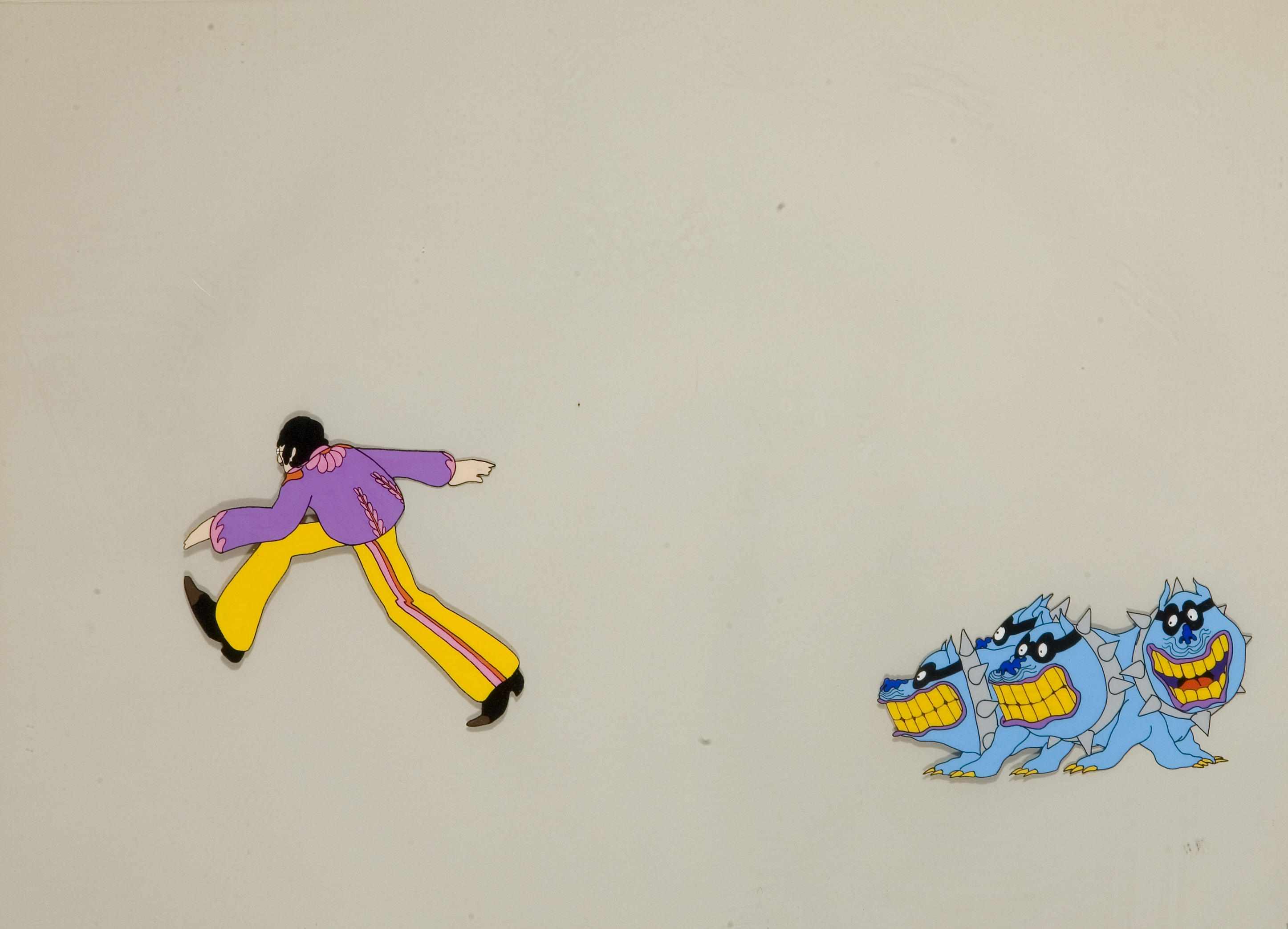 Appraisal: A celluloid from the Beatles' Yellow Submarine It depicts John