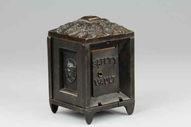 Appraisal: SAFETY VAULT SAFE STILL BANK Very rare example mfg unknown