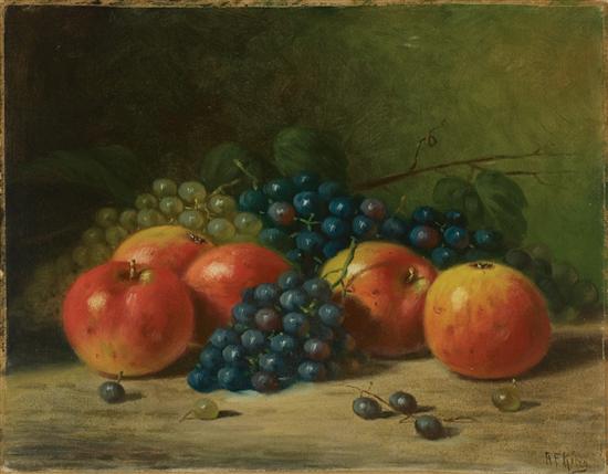 Appraisal: ALBERT FRANCIS KING American - Still Life with Apples and