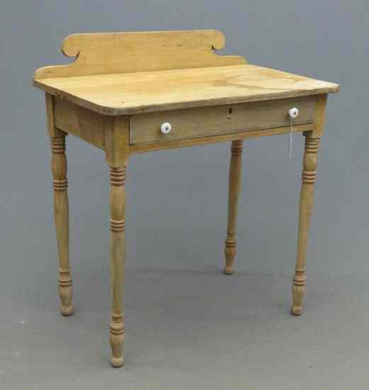 Appraisal: th c pine single drawer stand '' W '' D