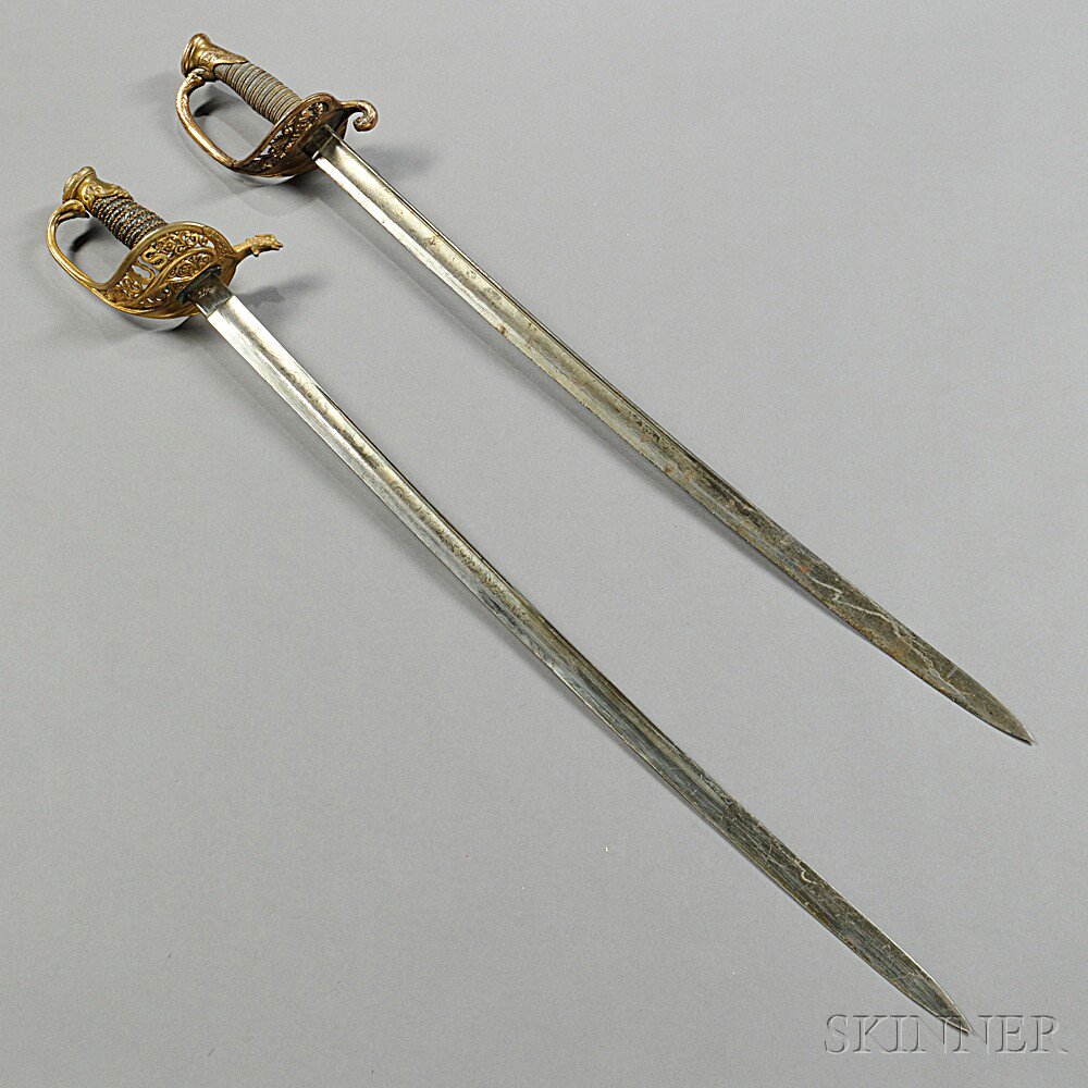 Appraisal: Two U S Civil War-era Swords c - a Model