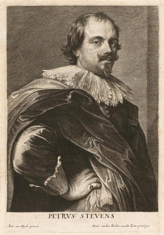 Appraisal: AFTER ANTHONY VAN DYCK Antwerp - London Lot of portraits