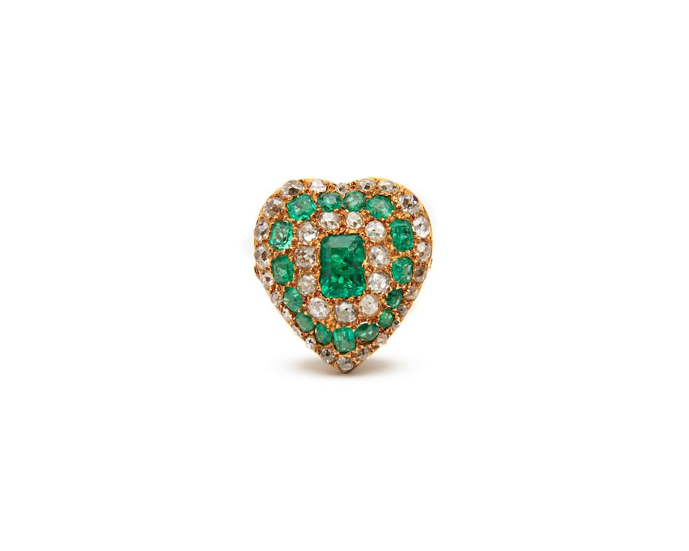 Appraisal: K Gold Emerald and Diamond Ring K Gold Emerald and