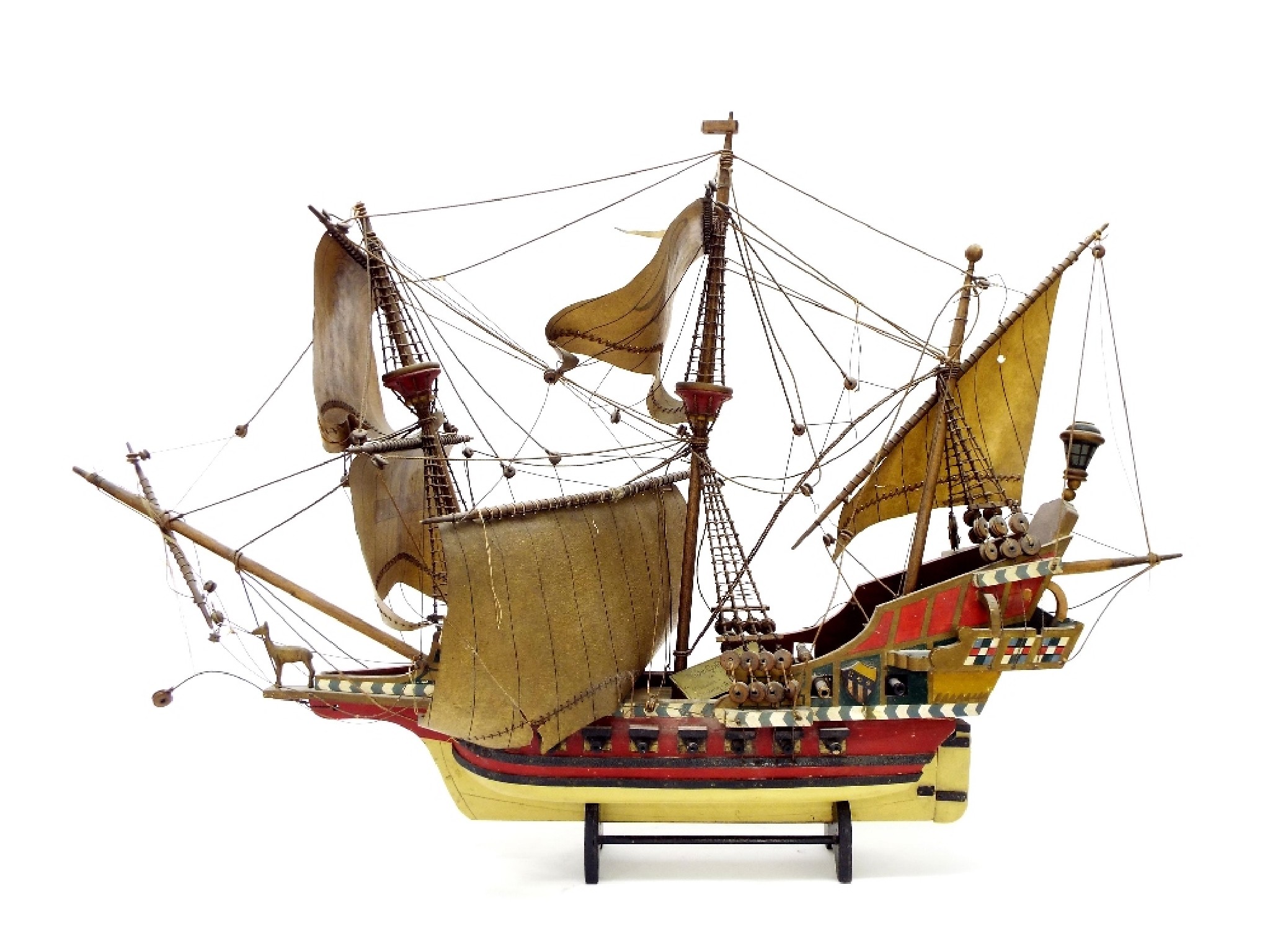 Appraisal: Scale model of 'The Golden Hind Master-Thomas Cuttil and Captain