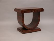 Appraisal: Macassar Ebony Side Table th Century An Art Deco style