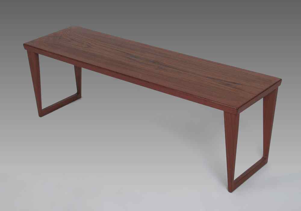 Appraisal: BENCH BY KAI KRISTIANSEN FOR AKSEL KJERSGAARD Danish modern ca