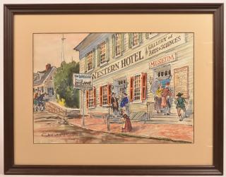 Appraisal: C X Carlson Watercolor on Paper Painting American - lived