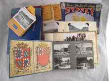 Appraisal: A quantity of ephemera mainly albums of postcards and photos