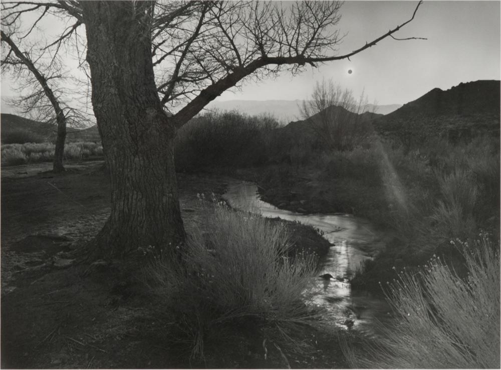 Appraisal: ANSEL ADAMS - THE BLACK SUN TUNGSTEN HILLS OWENS VALLEY