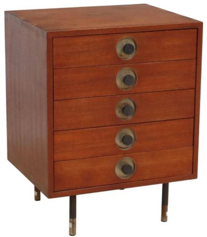 Appraisal: Italian mid-century modern teak chest from the Select Series by