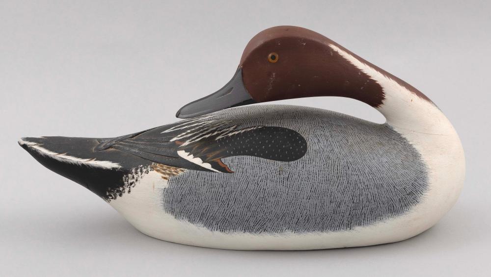 Appraisal: BYRON BRUFEE PINTAIL DRAKE DECOY Middleboro Massachusetts th Century Length