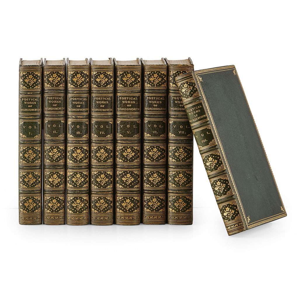 Appraisal: Wordsworth William The Poetical Works London E Moxon - volumes